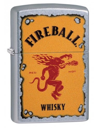 Set cadou brichetă Zippo + pahar shot Fireball...