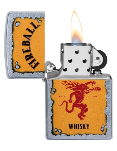 Set cadou brichetă Zippo + pahar shot Fireball...