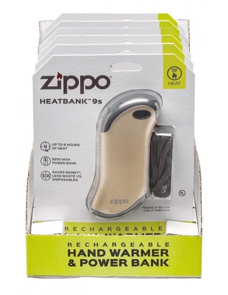 Încălzitor de mâini reîncărcabil + baterie externă HeatBank 9s Zippo 40513