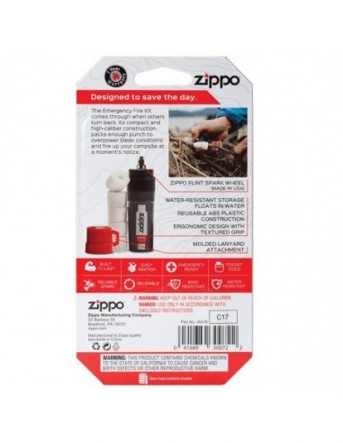 Kit aprindere foc de urgență Zippo 40478 / 40571