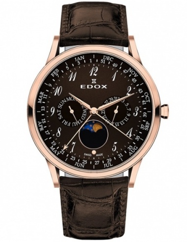 Ceas barbatesc Edox Les Vauberts 40101 37RC NBR1