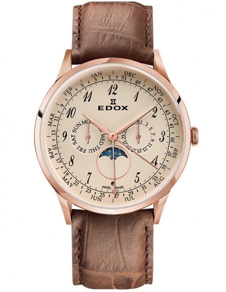Ceas barbatesc Edox Les Vauberts 40101 37RC BEBR