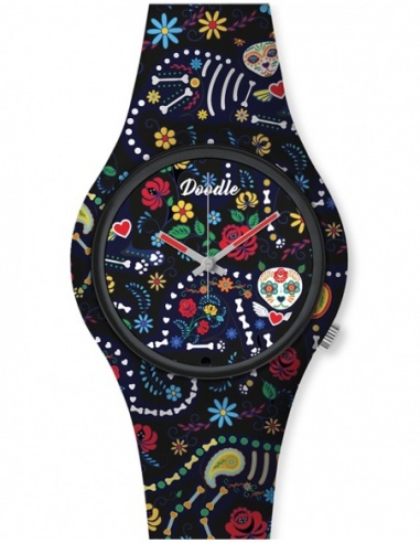 Ceas de dama Doodle Santa Muerte Mood DO35014