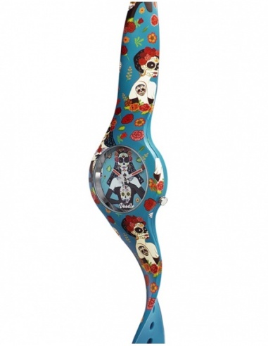 Ceas de dama Doodle Santa Muerte Mood DO35011