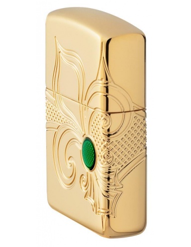 Bricheta Zippo 49108 Fleu-De-Lis Design
