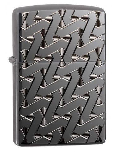 Bricheta Zippo 49173 Armor Geometric Weave Design