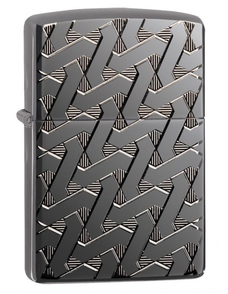Bricheta Zippo 49173 Armor Geometric Weave Design