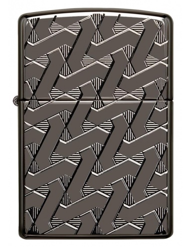 Bricheta Zippo 49173 Armor Geometric Weave Design