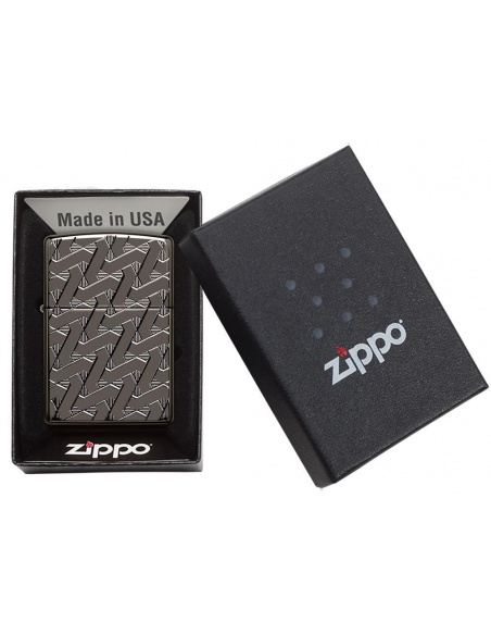 Bricheta Zippo 49173 Armor Geometric Weave Design