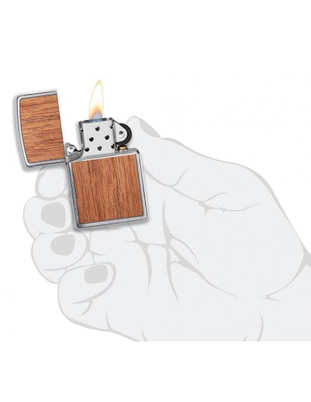 Bricheta Zippo 49038 Woodchuck USA Mahogany