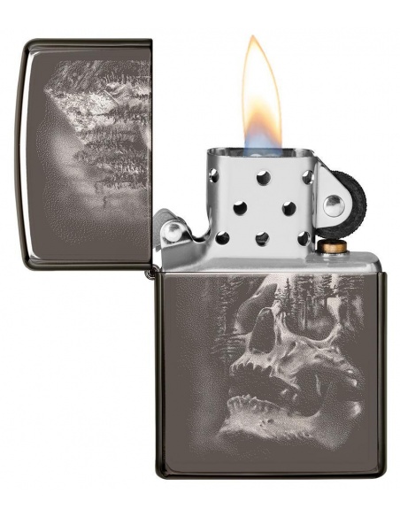 Bricheta Zippo 49141 Skull Mountain Design