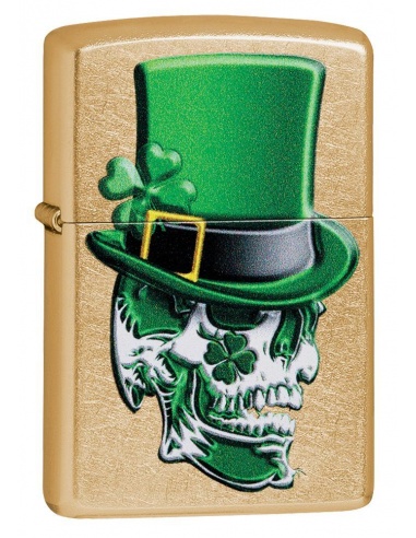 Bricheta Zippo 49121 Irish Skull Design