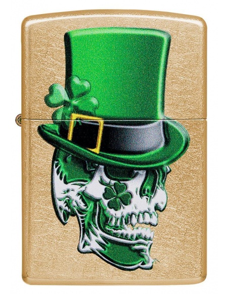 Bricheta Zippo 49121 Irish Skull Design