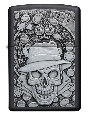 Bricheta Zippo 49183 Gambling Skull