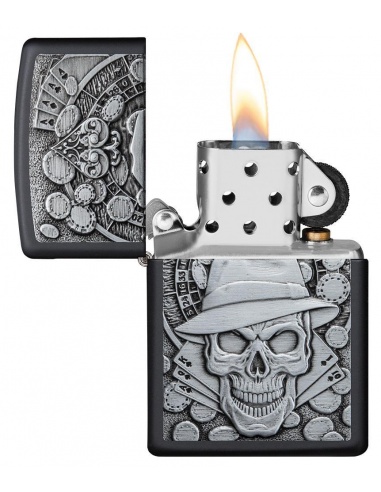Bricheta Zippo 49183 Gambling Skull
