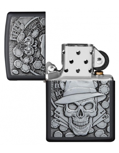 Bricheta Zippo 49183 Gambling Skull