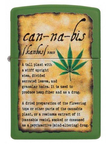 Bricheta Zippo 49119 Cannabis Design