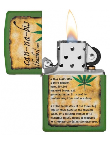 Bricheta Zippo 49119 Cannabis Design