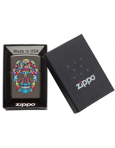 Bricheta Zippo 49135 Skull Design