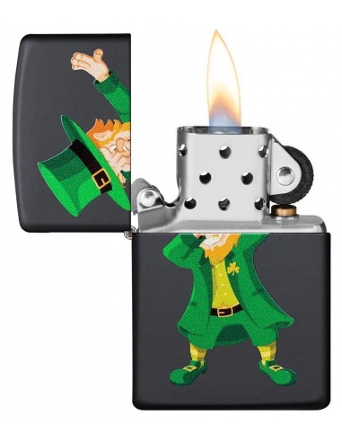 Bricheta Zippo 49124 Dabbing Leprechaun Design