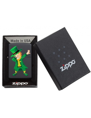 Bricheta Zippo 49124 Dabbing Leprechaun Design