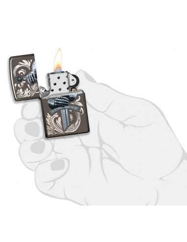 Bricheta Zippo 49127 Knights Glove Design
