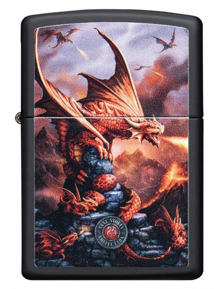 Bricheta Zippo 49097 Anne Stokes Dragon