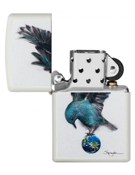 Bricheta Zippo 49091 Spazuk Bluebird and Globe