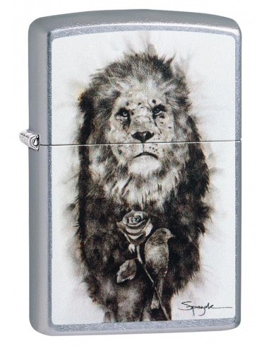 Bricheta Zippo 49088 Spazuk Lion and Rose