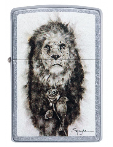 Bricheta Zippo 49088 Spazuk Lion and Rose