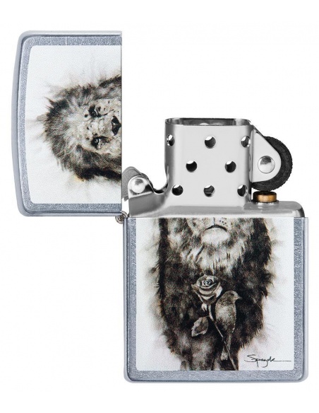 Bricheta Zippo 49088 Spazuk Lion and Rose