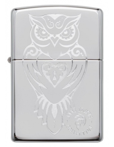 Bricheta Zippo 49101 Anne Stokes Owl Design
