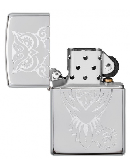 Bricheta Zippo 49101 Anne Stokes Owl Design