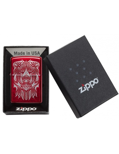 Bricheta Zippo 49109 Lion Tattoo Design