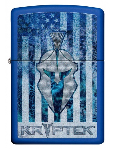Bricheta Zippo 49179 Kryptek Logo On American Flag