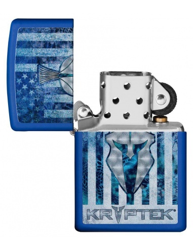 Bricheta Zippo 49179 Kryptek Logo On American Flag