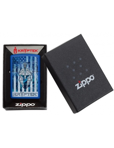 Bricheta Zippo 49179 Kryptek Logo On American Flag