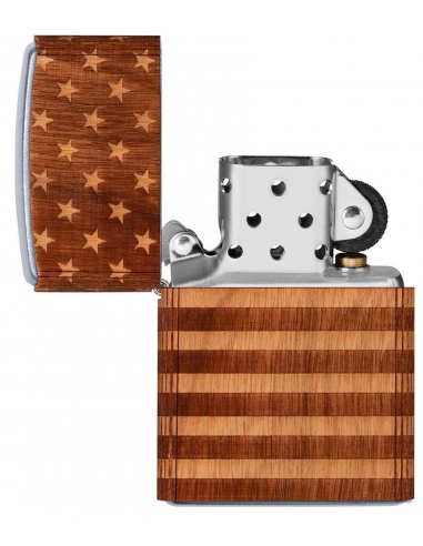 Brichetă Zippo 49332 Woodchuck USA American Flag Wrap