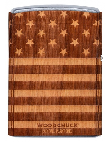 Brichetă Zippo 49332 Woodchuck USA American Flag Wrap