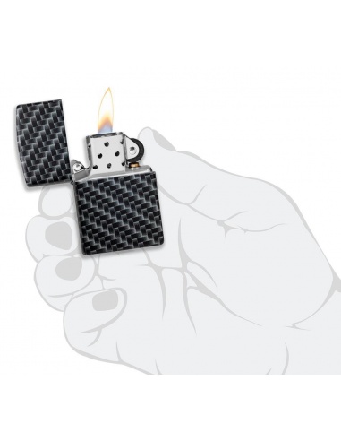 Brichetă Zippo 49356 Carbon Fiber