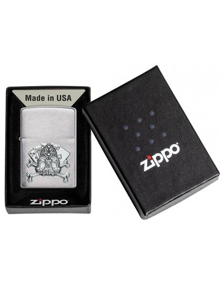 Brichetă Zippo 49293 Card Skull Emblem