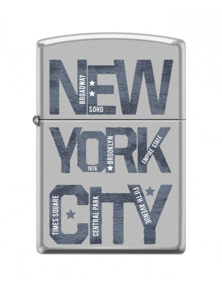 Bricheta Zippo 1318 New York City Vintage Typography