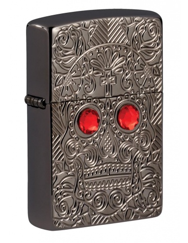 Brichetă Zippo 49300 Armor Day of the Dead Skull