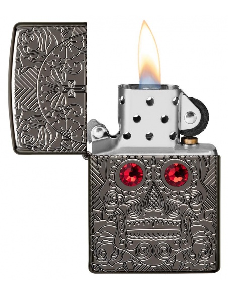 Brichetă Zippo 49300 Armor Day of the Dead Skull