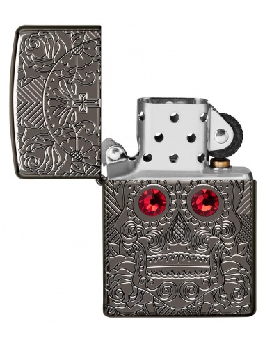 Brichetă Zippo 49300 Armor Day of the Dead Skull