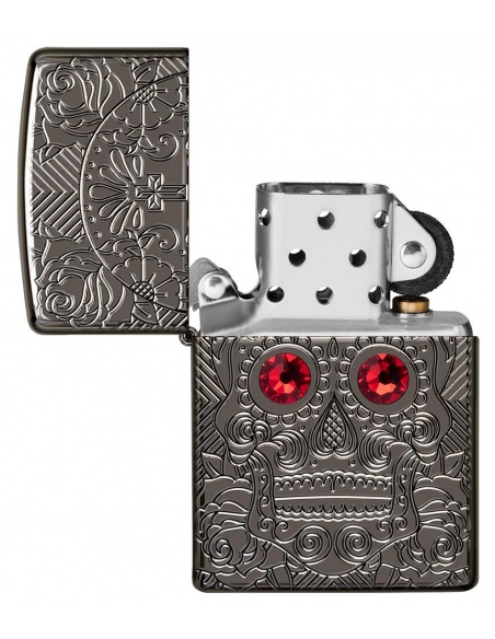 Brichetă Zippo 49300 Armor Day of the Dead Skull