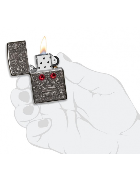 Brichetă Zippo 49300 Armor Day of the Dead Skull