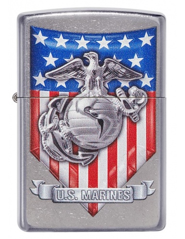 Brichetă Zippo 49317 US Marine Corps Crest American Flag