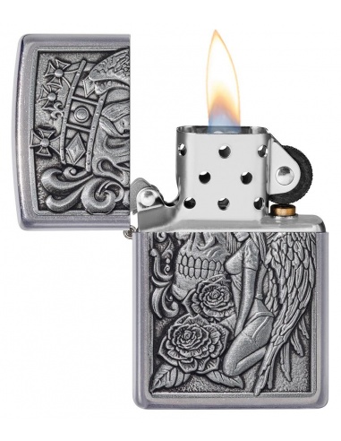 Brichetă Zippo 49442 Skull and Angel Emblem