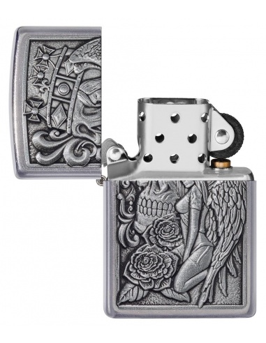 Brichetă Zippo 49442 Skull and Angel Emblem